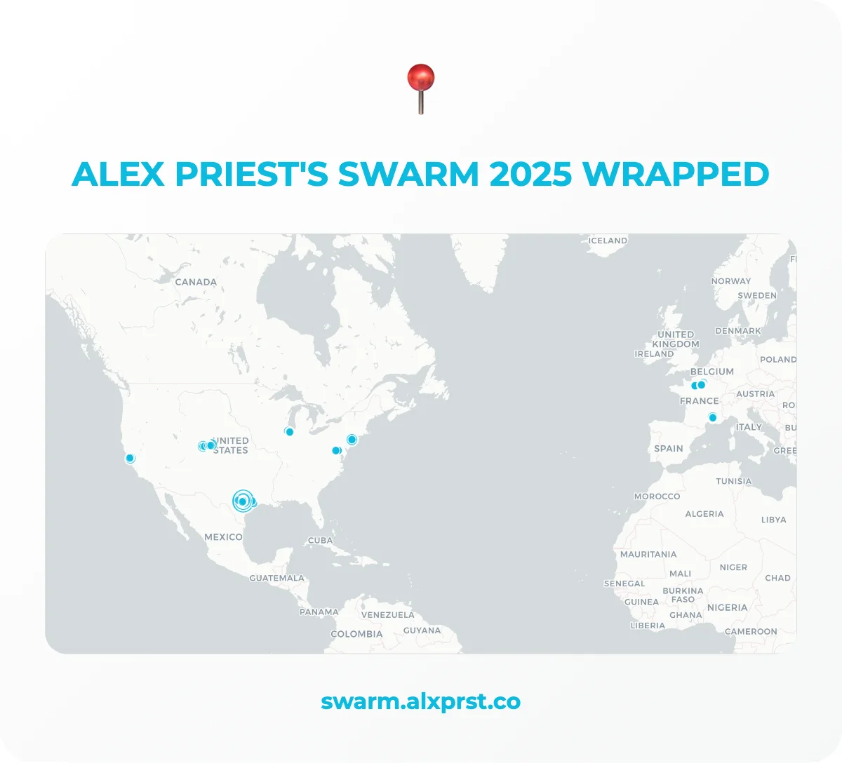 Swarm Wrapped Map